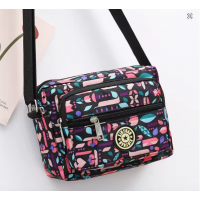 Lightweight Small Square Bag for All Seasons Floral Shoulder Messenger